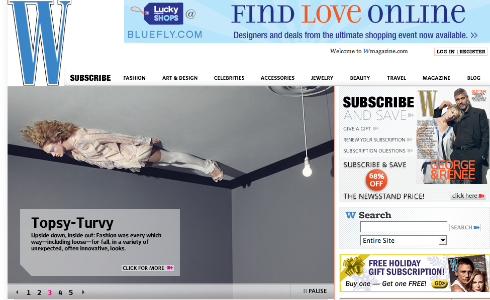 Fab Site: WMagazine.com Fab Site: WMagazine.com